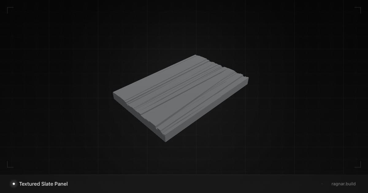 Textured Slate Panel
