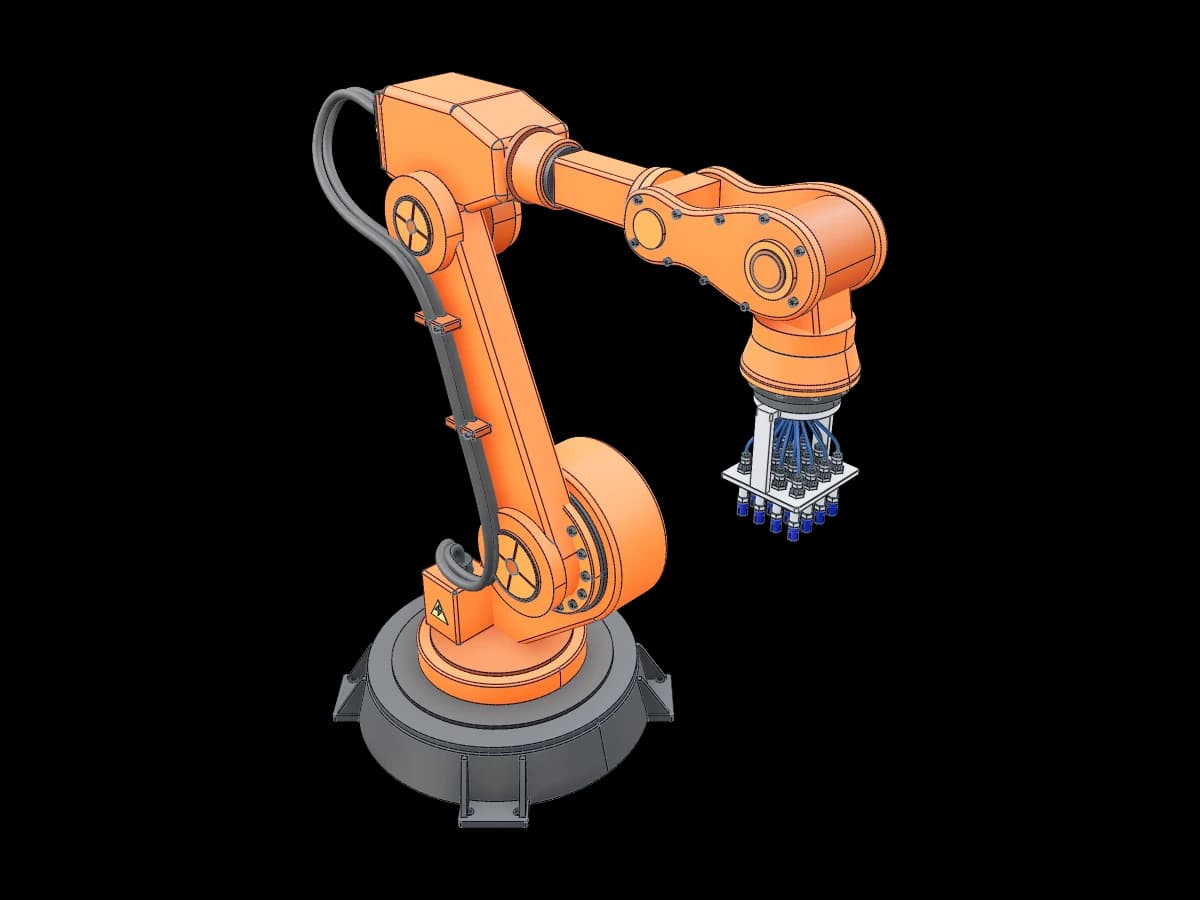 Pneumatic Matrix Robot