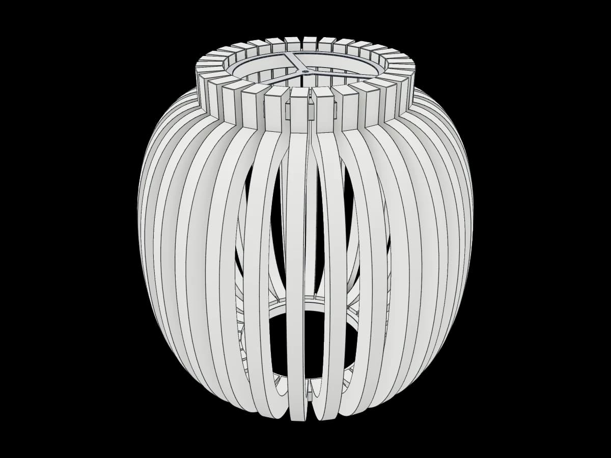 Wooden Chandelier Components