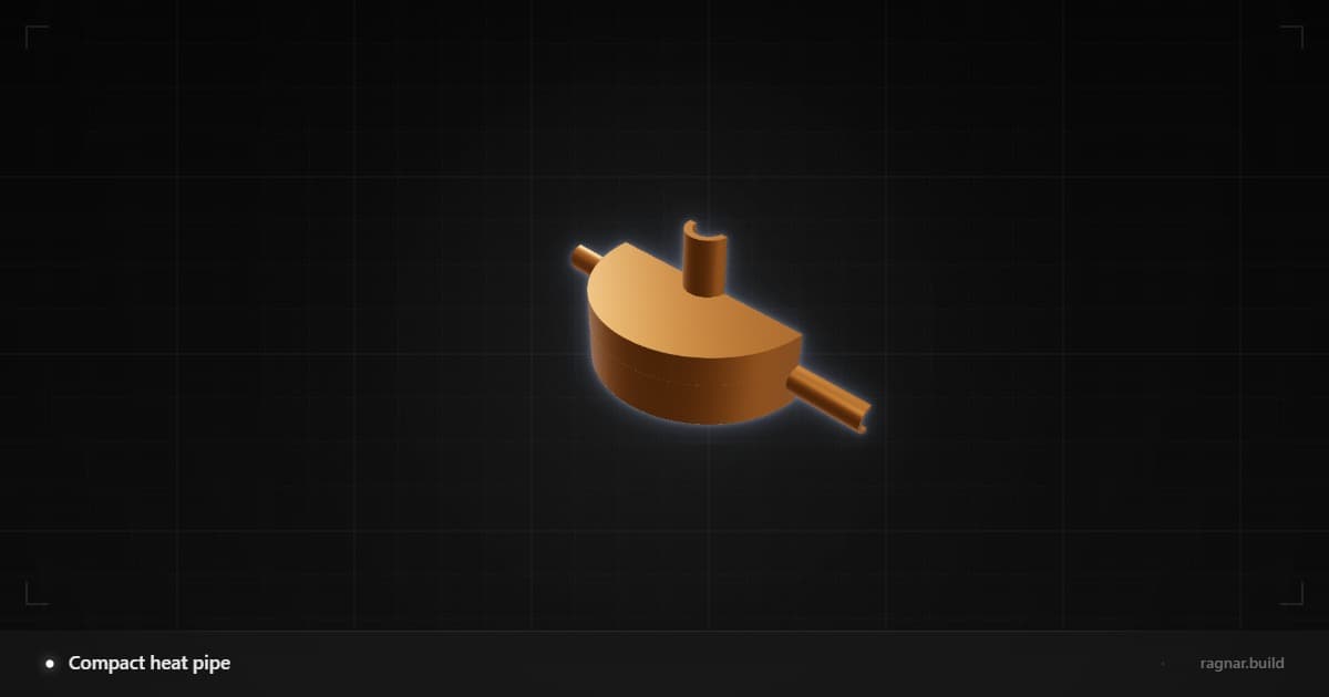 Compact heat pipe