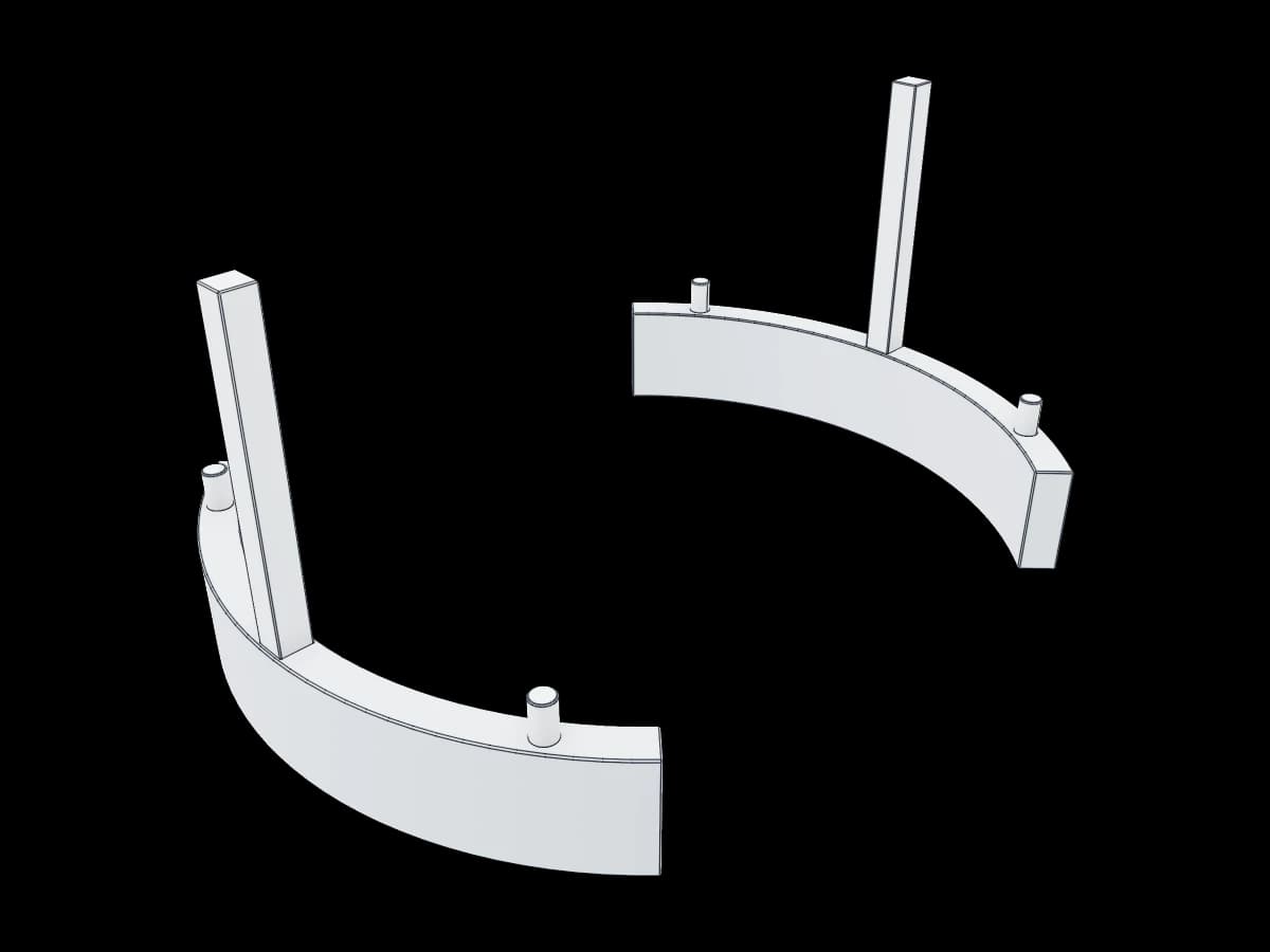Curved Gripper Jaws