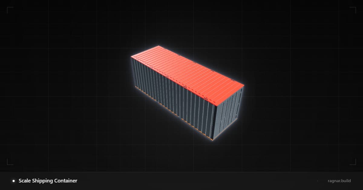 Scale Shipping Container