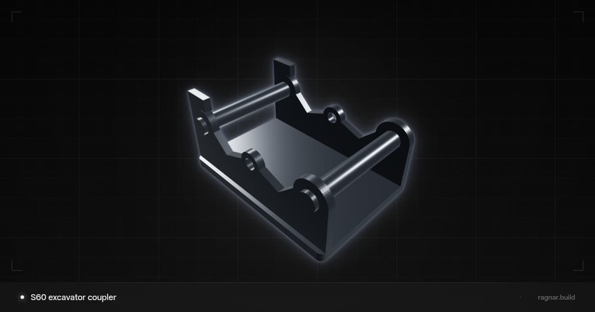 S60 excavator coupler