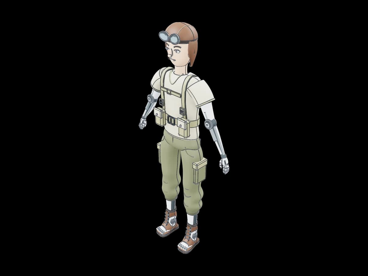 Bionic Explorer Digital Figure