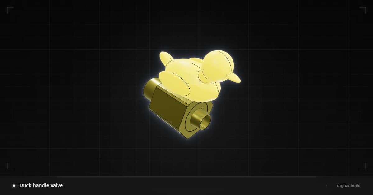 Duck-themed Water Valve