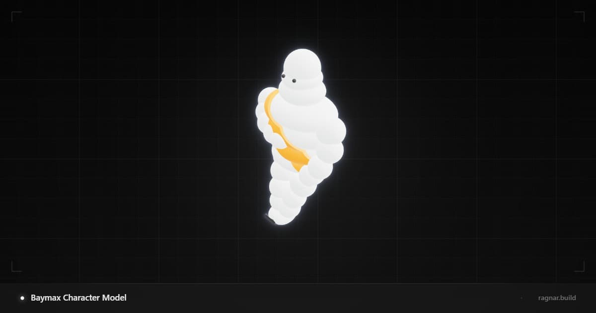 Baymax Character Model