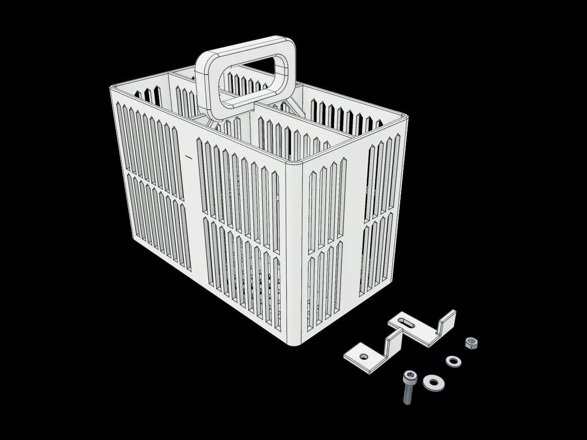 Minimalist Cutlery Insert Basket