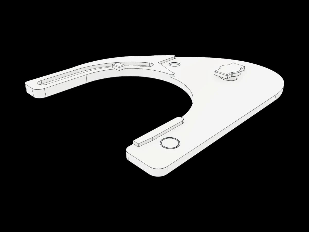 U-Shaped Mounting Plate