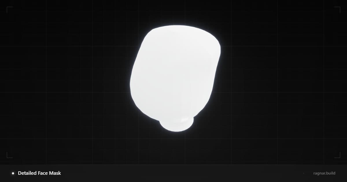 Detailed Face Mask