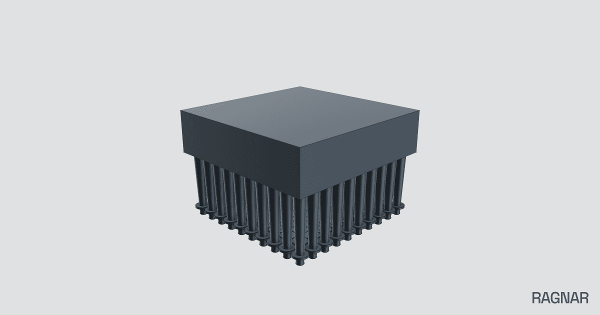 Square Powder Dispenser