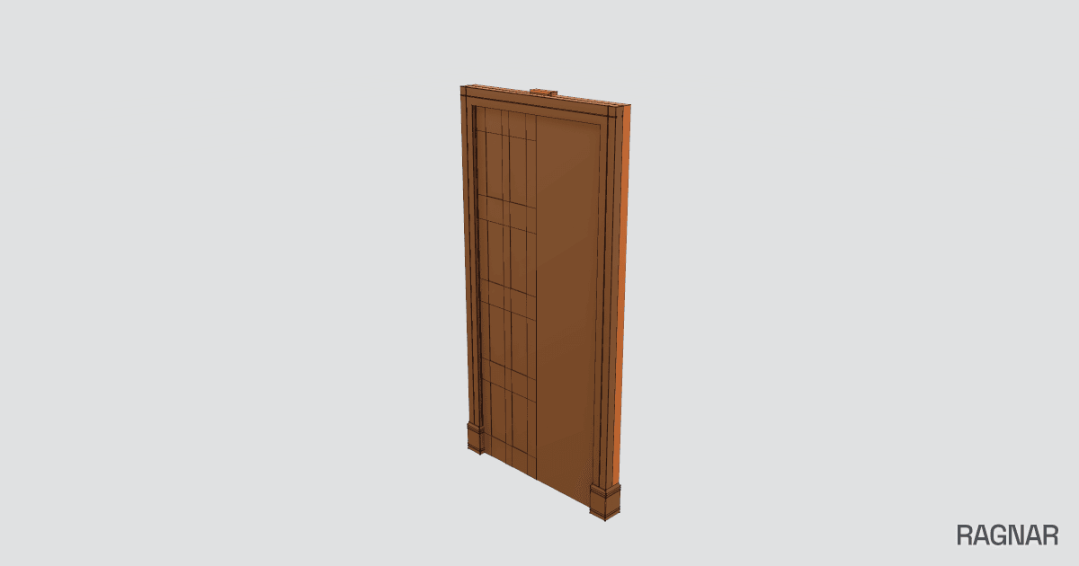 Indian Wooden Door