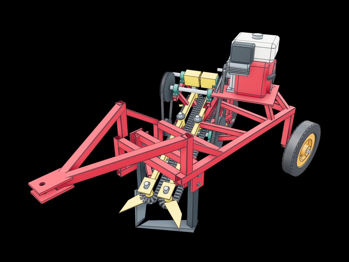 Peanut Digger And Conveyor