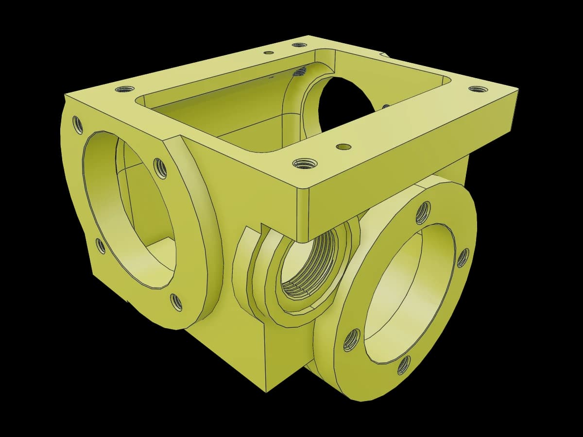 Cast Aluminum Gearbox Enclosure