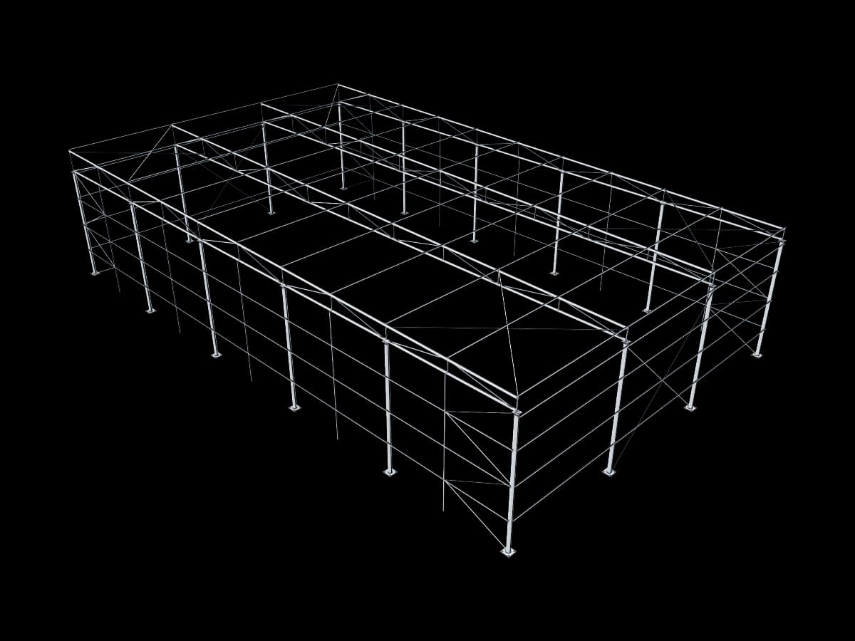 Industrial Steel Frame Building