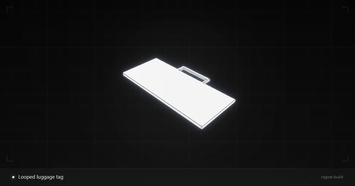 Plastic ID Tag