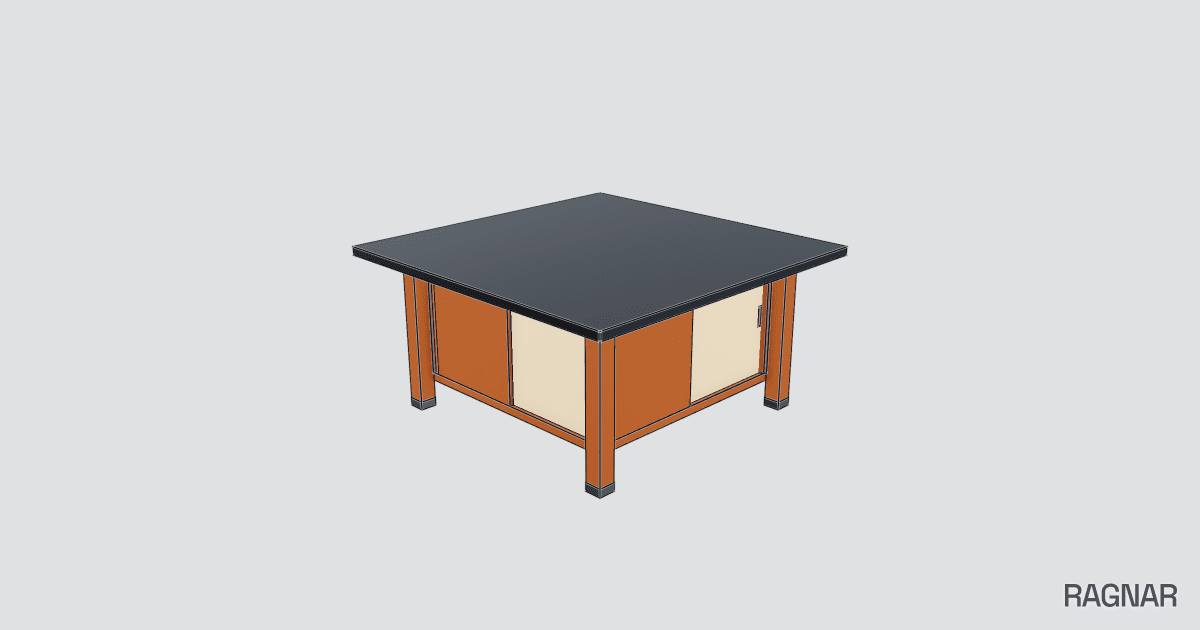 Clean Uniform Desk