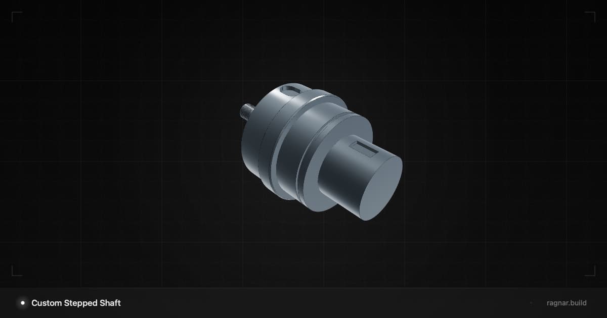 Custom Stepped Shaft