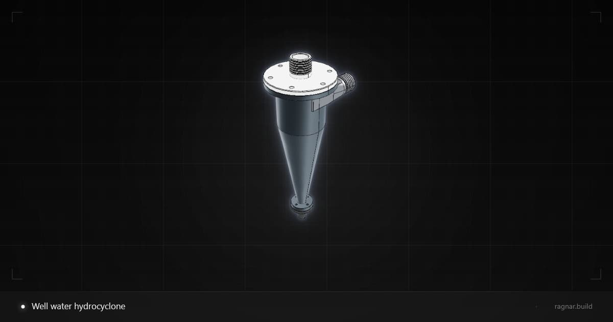 Industrial Hydrocyclone Separator