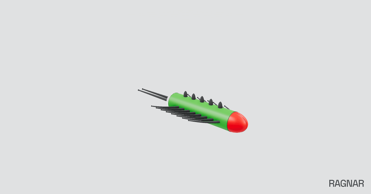 Ribbed Fishing Lure