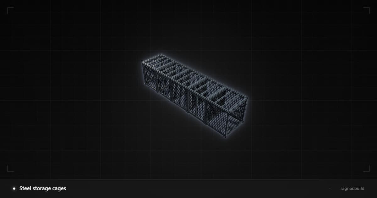 Industrial Mesh Storage Cage