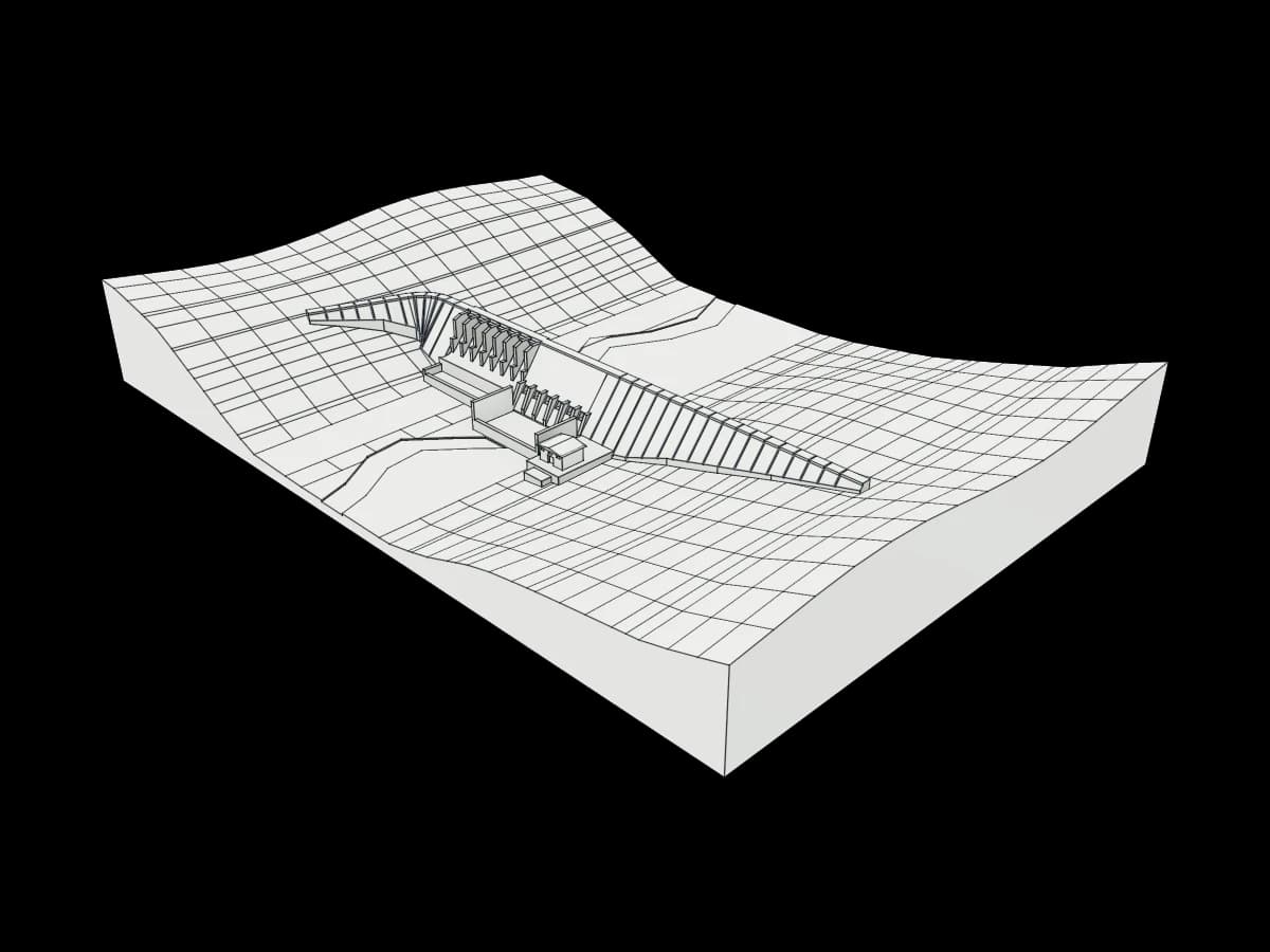 Hydroelectric Dam Scale Model