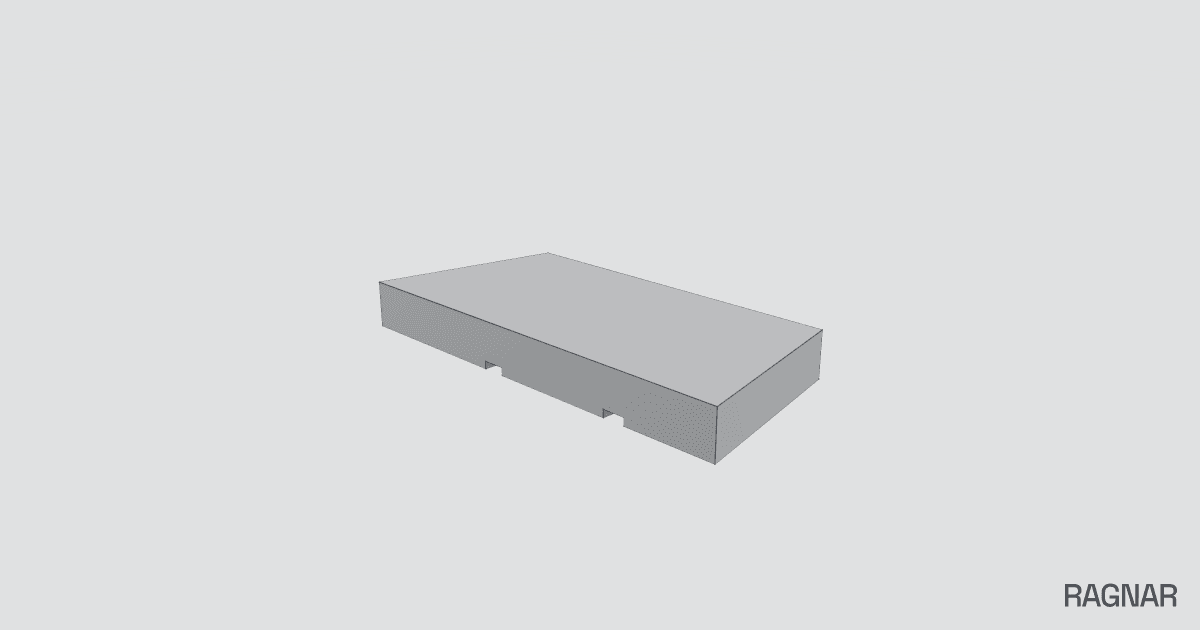 Trapezoid channel plate
