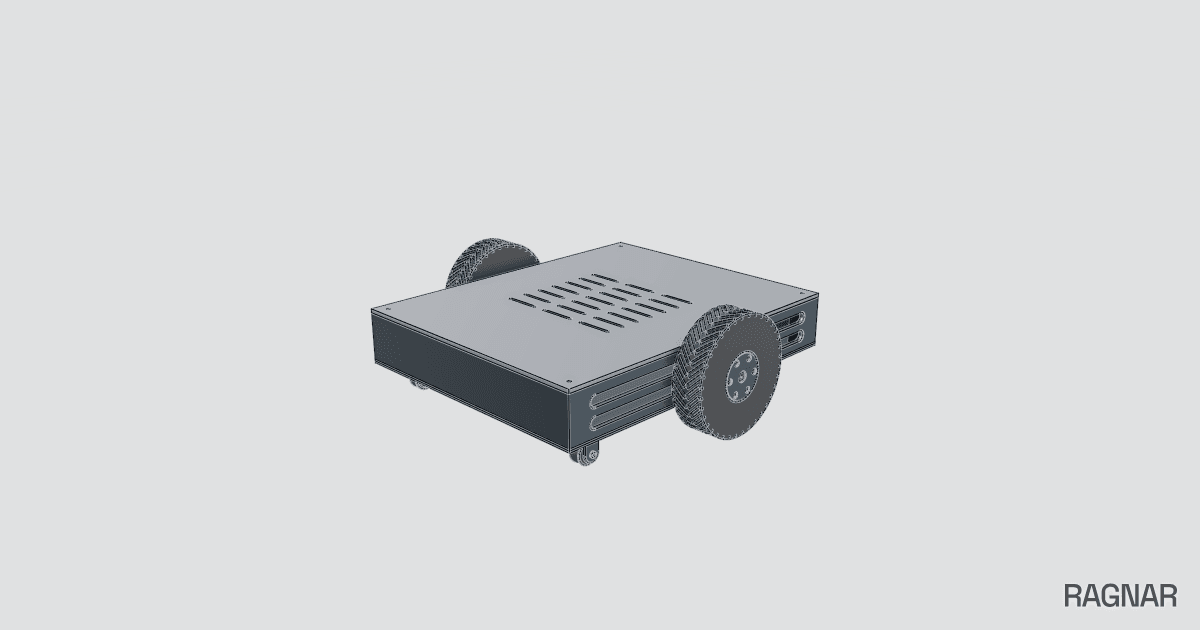 Metal mower chassis