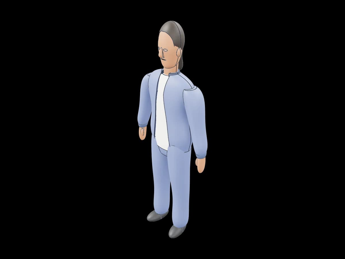 Human Figure Visualization Model