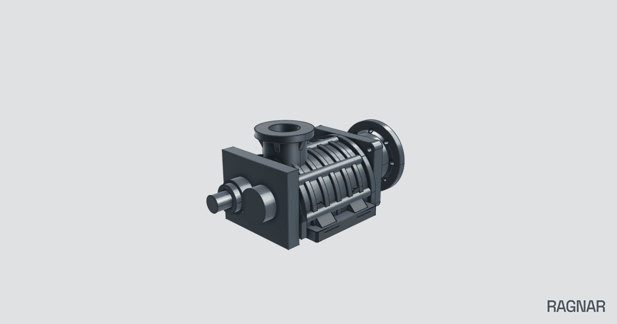 Twin screw pump