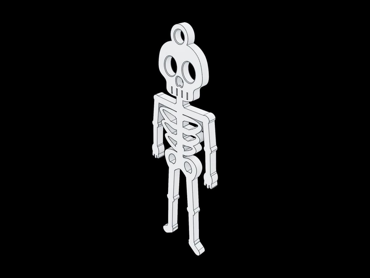 Skeleton Earring