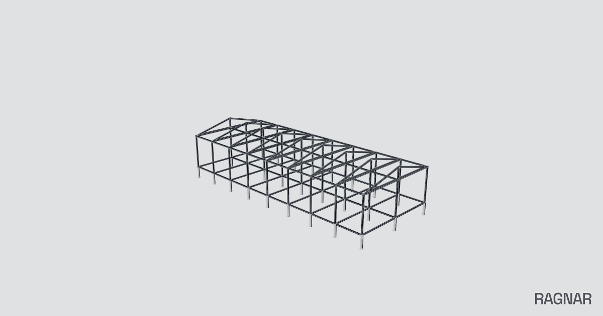 Large pipe frame