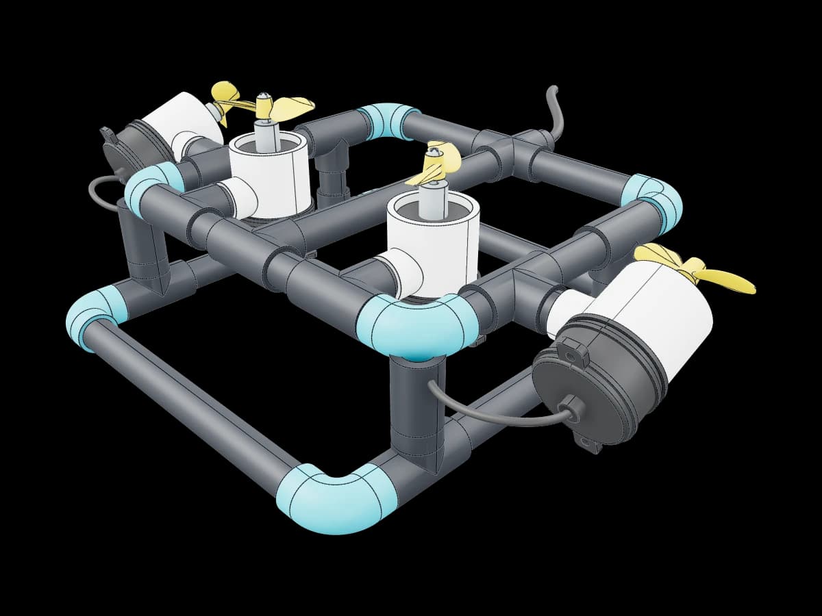 PVC Underwater ROV Replica