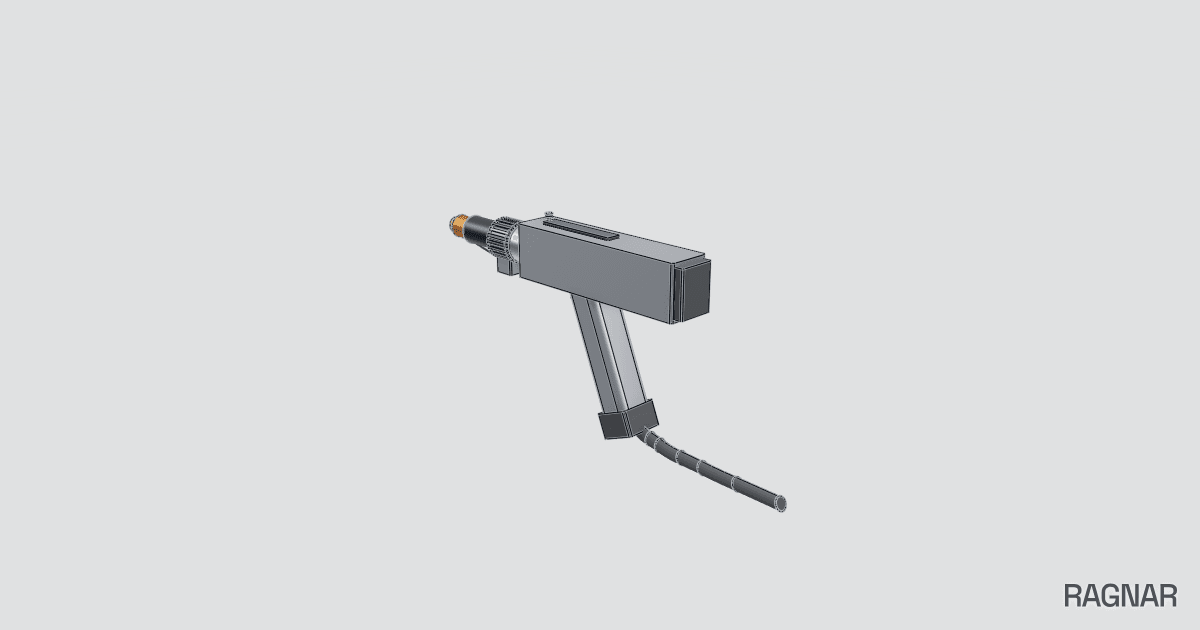 Laser welding gun