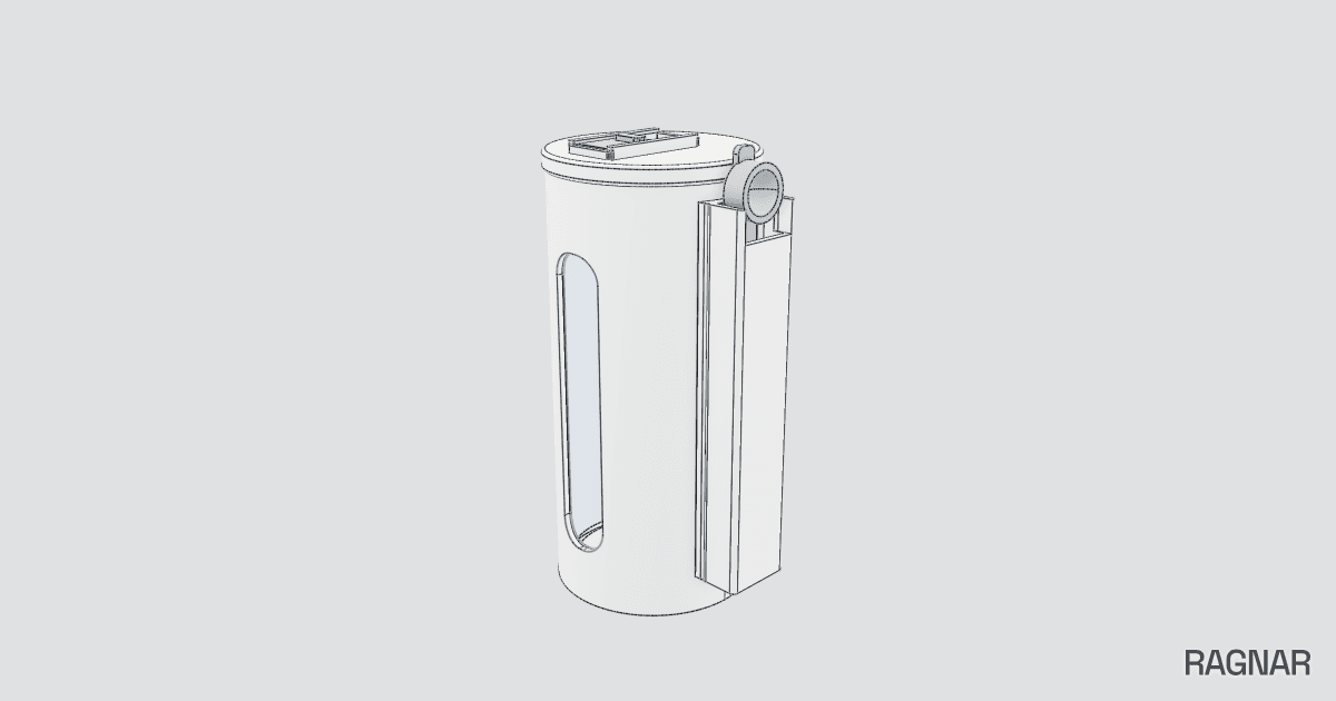 Premium Fish Food Jar
