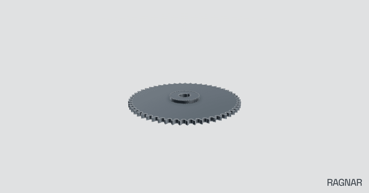 Large chain sprocket