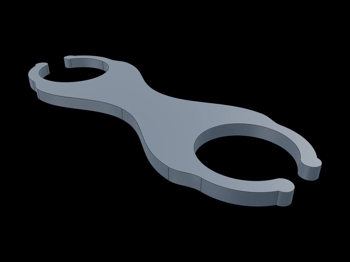 Double C-Clip Fastener