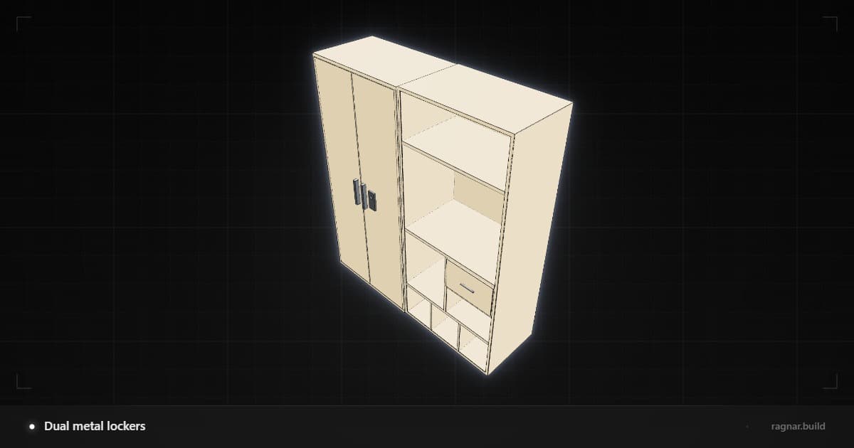 Wooden Storage Lockers