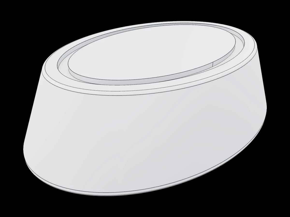 Engraved Oval Base