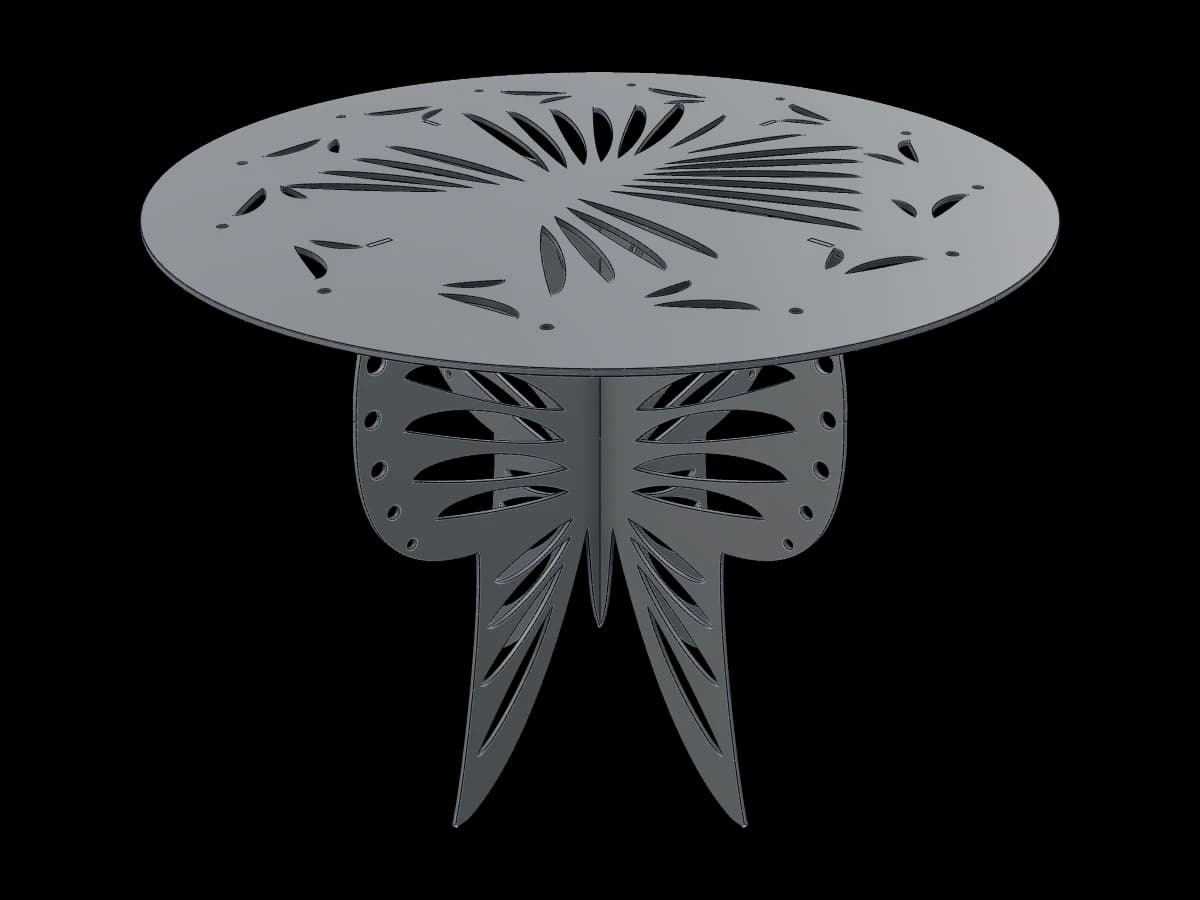 Butterfly Motif Side Table