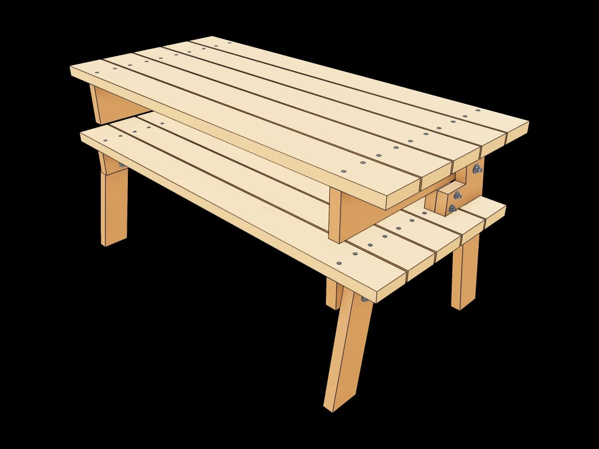 Convertible Picnic Table Bench