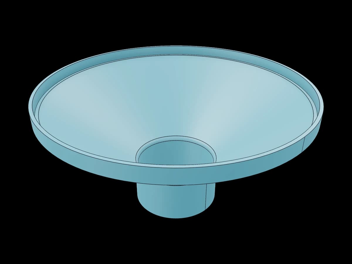 Slanted Leaf Strainer