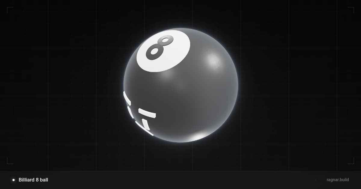 Billiard 8 ball