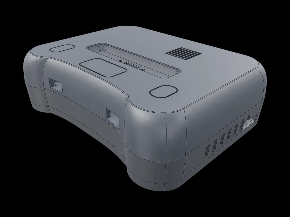 Nintendo 64 Raspberry Case