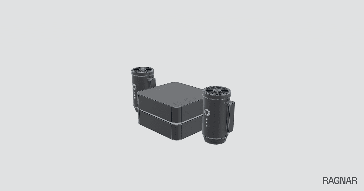 Glove dryer module