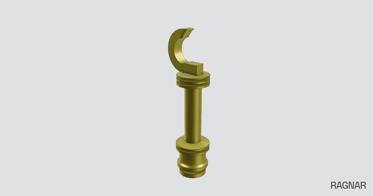 Hanging clock part