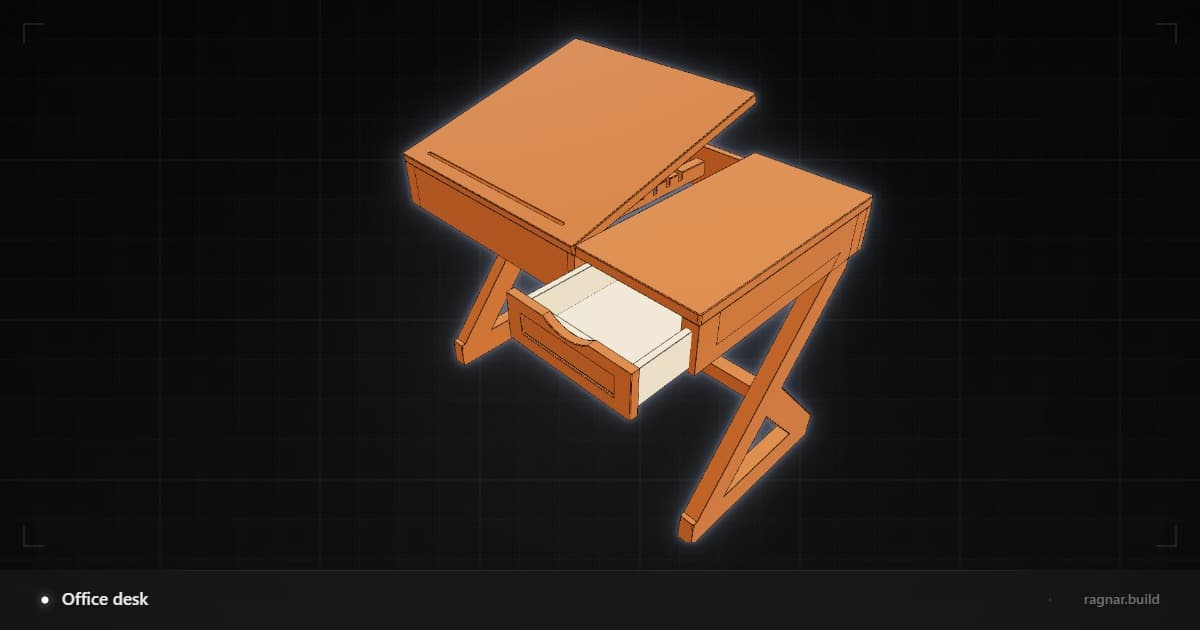 Reversed tabletop tilt direction