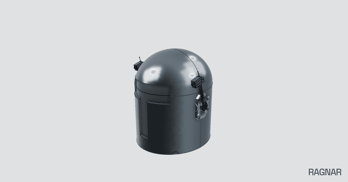 Custom Mandalorian Helmet