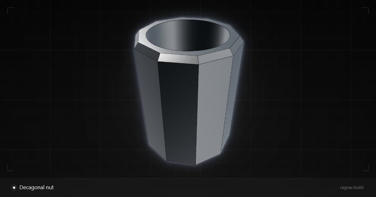 Decagonal nut