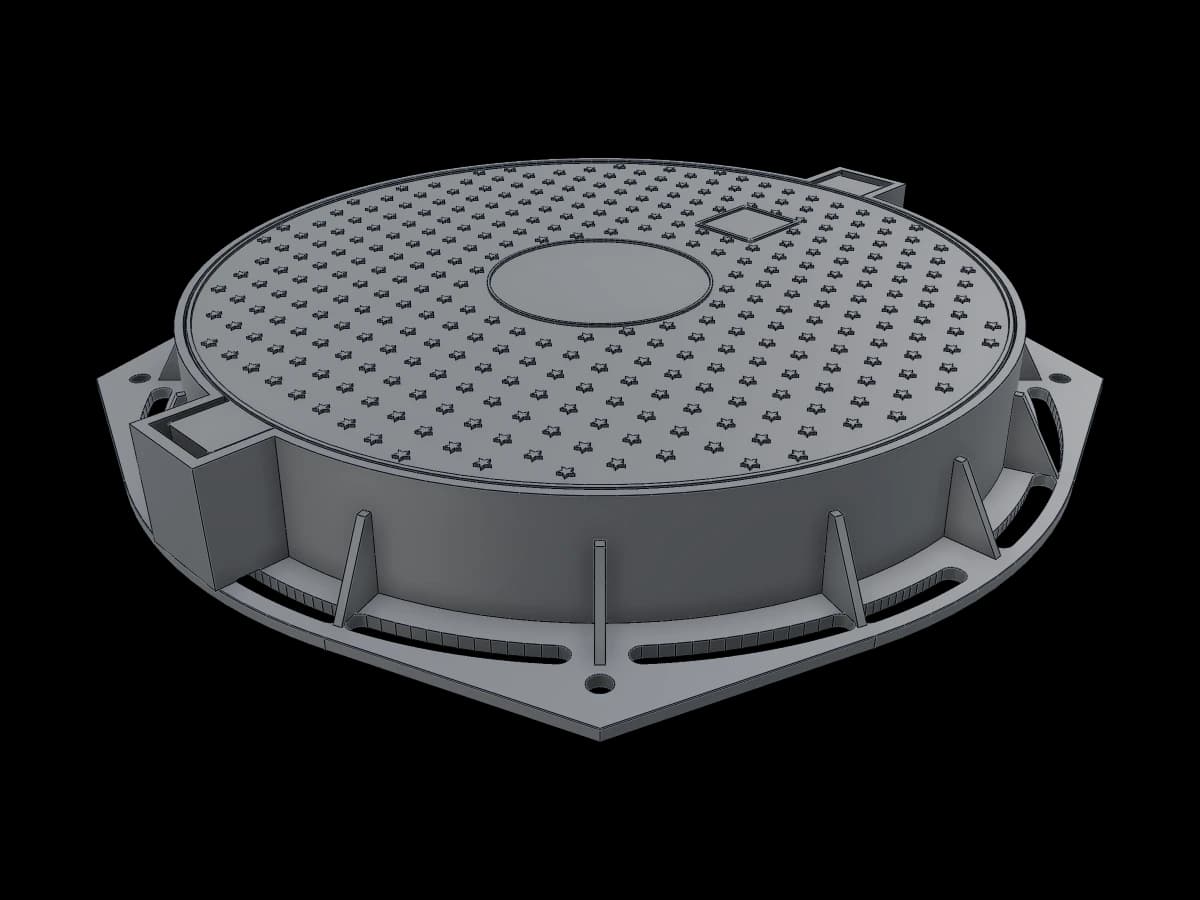 Industrial Manhole Cover and Frame