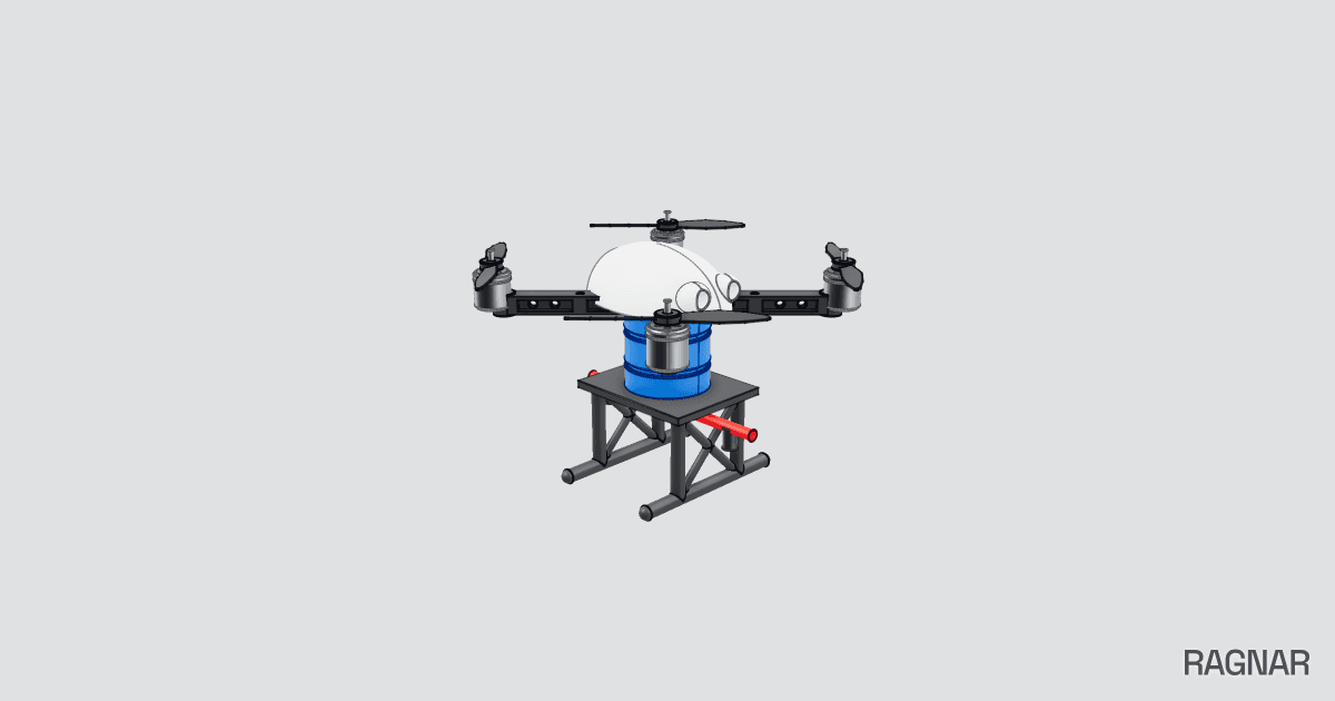 Scale spray drone